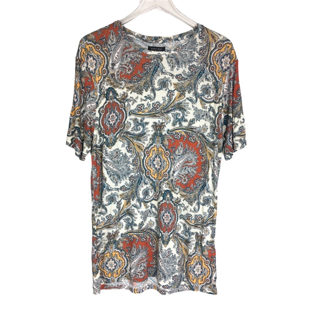 Zara Man Slim Fit Short Sleeve Shirt XL
